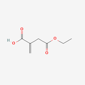 Chemical structure of Monoethyl itaconate