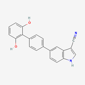 Chemical structure of MT 63-78