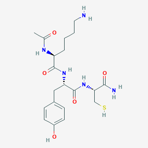 Chemical structure of N-Acetyl lysyltyrosylcysteine amide