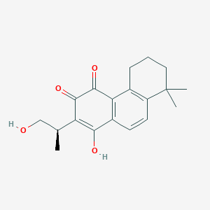 Chemical structure of Neocryptotanshinone