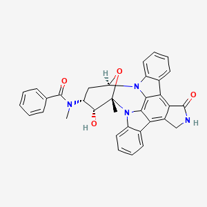 Chemical structure of O-Desmethyl Midostaurin