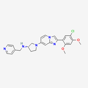 Chemical structure of OTS186935 hydrochloride