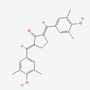 Chemical structure of Pentagamavunon-1