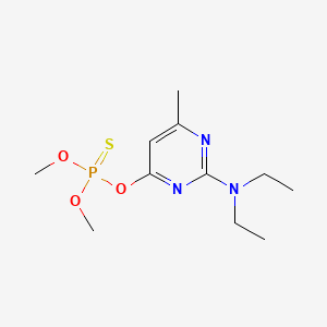 Chemical structure of Pirimiphos-methyl