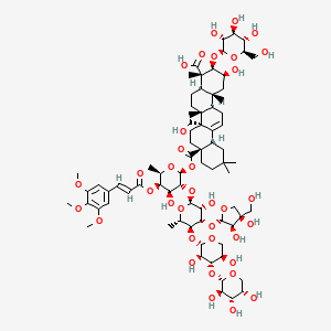Chemical structure of Onjisaponin F