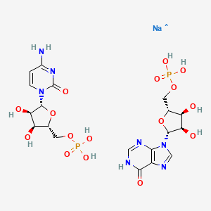 Chemical structure of Polyinosinic-polycytidylic acid sodium