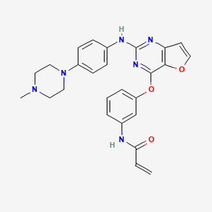Chemical structure of Poseltinib