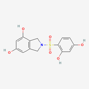 Chemical structure of PS10