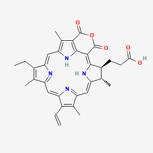 Chemical structure of Purpurin 18