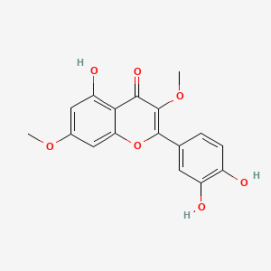 Chemical structure of Quercetin 3,7-dimethyl ether