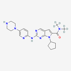 Chemical structure of Ribociclib D6