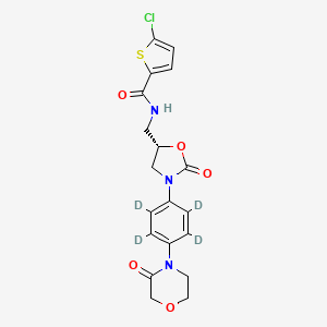 Chemical structure of Rivaroxaban D4