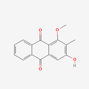 Chemical structure of Rubiadin-1-methyl ether