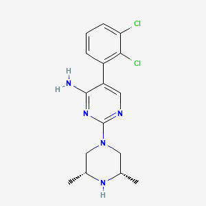 Chemical structure of SHP836