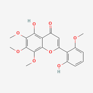 Chemical structure of Skullcapflavone II