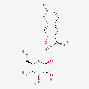 Chemical structure of Smyrindioloside