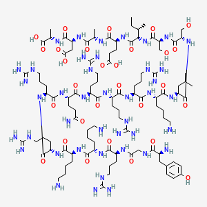 Chemical structure of Tat-NR2Baa