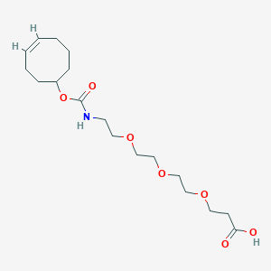 Chemical structure of TCO-PEG3-acid