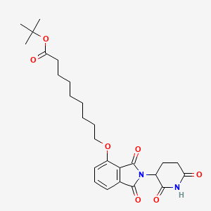 Chemical structure of Thalidomide-O-C8-Boc