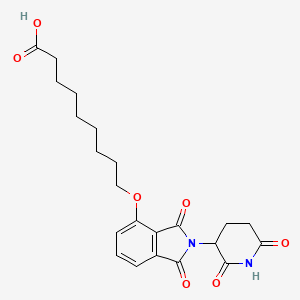 Chemical structure of Thalidomide-O-C8-COOH