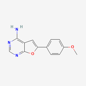 Chemical structure of TIE-2/VEGFR-2 kinase-IN-1