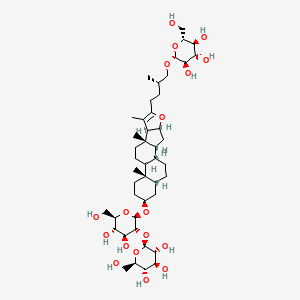 Chemical structure of Timosaponin C