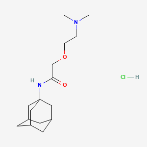 Chemical structure of Tromantadine hydrochloride