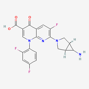 Chemical structure of Trovafloxacin