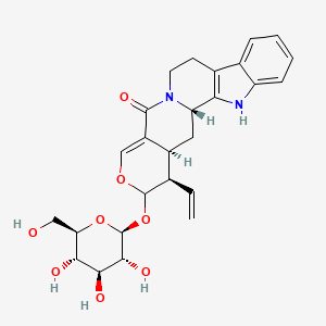 Chemical structure of Vincosamide
