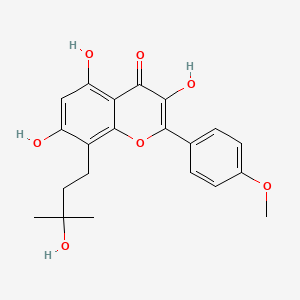 Chemical structure of Wushanicaritin