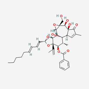 Chemical structure of Yuanhuacine