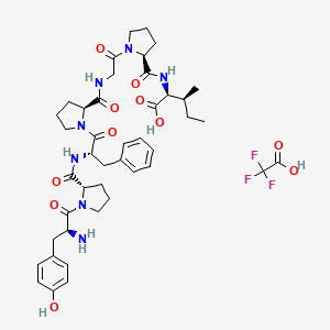 Chemical structure of β-Casomorphin, bovine TFA