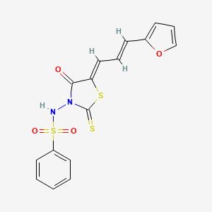 Chemical structure of (5Z,2E)-CU-3