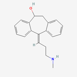 Chemical structure of (E)-10-Hydroxynortriptyline