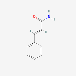 Chemical structure of (E)-Cinnamamide