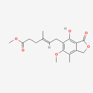 Chemical structure of (E/Z)-Methyl mycophenolate