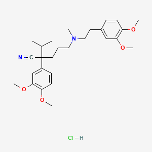 Chemical structure of (R)-Verapamil D7 hydrochloride