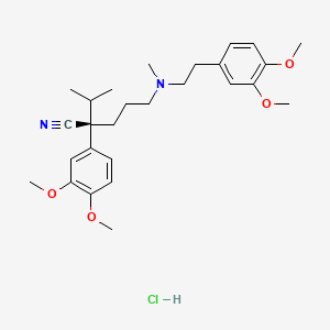 Chemical structure of Dexverapamil Hydrochloride