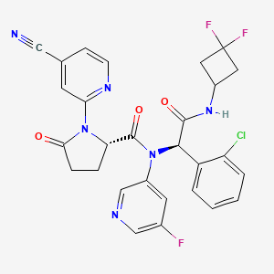 Chemical structure of (R,S)-Ivosidenib