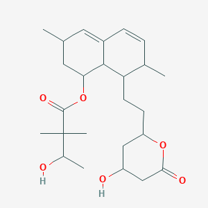 Chemical structure of (Rac)-3′-Hydroxy simvastatin