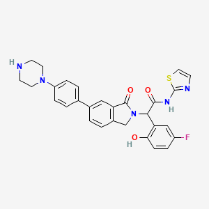 Chemical structure of (Rac)-JBJ-04-125-02
