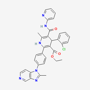 Chemical structure of (Rac)-Modipafant