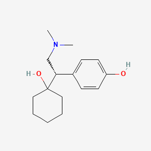 Chemical structure of O-Desmethylvenlafaxine, (+)-