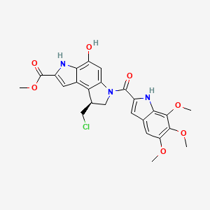 Chemical structure of (S)-Seco-Duocarmycin SA