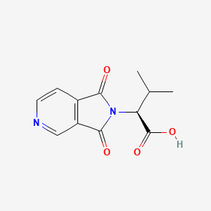 Chemical structure of (S)-TXNIP-IN-1