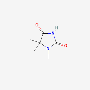 Chemical structure of 1,5,5-Trimethylhydantoin