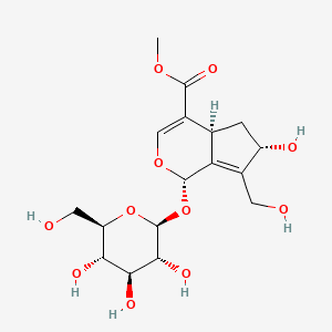 Chemical structure of 10-Hydroxy majoroside