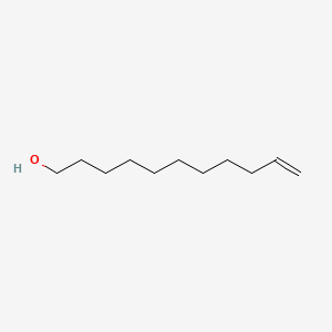 Chemical structure of 10-Undecen-1-ol