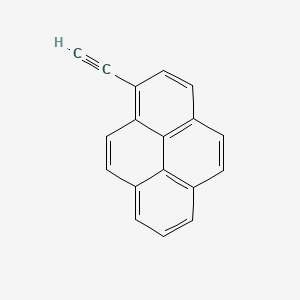 Chemical structure of 1-Ethynylpyrene