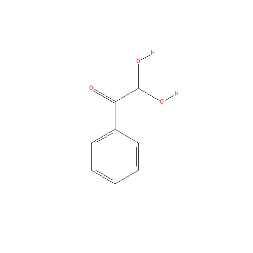 Chemical structure of 2,2-Dihydroxy-1-phenylethan-1-one